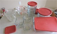 Pyrex Measures & Anchor Hocking Containers