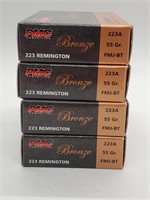 80 Rounds 223 Remington PMC Bronze