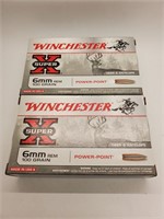40 Rounds of Winchester 6mm Rem. Super X