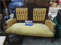 ANTIQUE VICTORIAN EASTLAKE SOFA