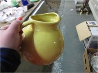 POTTERY PITCHER -- HAS HAIR LINES