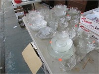 APPROX 82 PCS DEPRESSION SANDWHICH GLASS