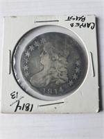 1814 Over 3 Capped Bust Half Dollar
