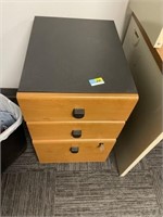 Wooden file cabinet