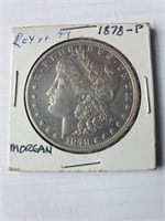 1878 P Morgan Silver Dollar (Reverse of 79)