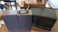 Pair Audio Research Speakers Loop Antenna Cabinet
