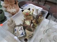 TRAY LOT -- ASSORTED POTTERY