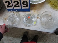 3-- GLASS JUICERS