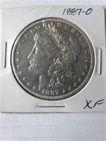 1887 O Morgan Silver Dollar XF