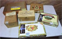 Quantity Cigar Boxes & Contents