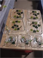 Matching Vine glassware set