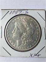 1897 S Morgan Silver Dollar XF