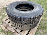 (2) 11R22.5 TIRES