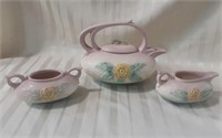 Hull Pottery Teapot Set