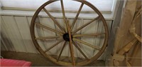 50" Diameter Antique Wagon Wheel