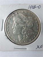 1902 O Morgan Silver Dollar XF