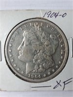 1904 O Morgan Silver Dollar XF