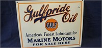 Vintage Gulfpride Oil Sign