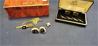 Jeweled Cufflinks and Accessories