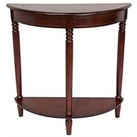 31" Half Round Console Table - Cherry