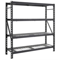 Black 5-Tier Heavy Duty Industrial Welded Steel