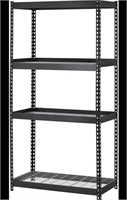 Muscle Rack 4-Shelf Heavy-Duty Durable Steel 36"