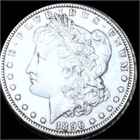 1896-O Morgan Silver Dollar XF+