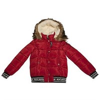 Rocawear Women's Hooded Puffer Bomber Jacket