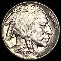 1938-D/D Buffalo Head Nickel UNCIRCULATED