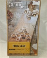 Refinery Foldable Table Top Pong Game 25 cups