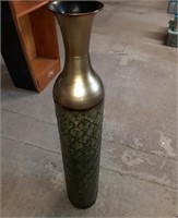 Approx 3' Tall Metal Vase
