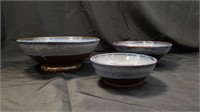 Ceramic Nesting Bowl Set made by recent