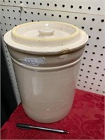 CROCK AND LID AS SHOWN