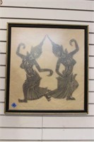 TIBITIAN RUBBING? OF 2 DANCING LADIES