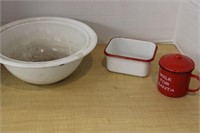 SELECTION OF ENAMELWARE