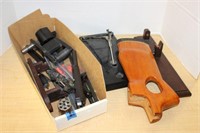 SELECTION OF GUN PARTS AND MORE