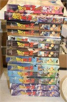 SELECTION OF DRAGONBALL Z VHS TAPES-SEALED