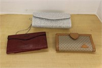 SELECTION OF WALLETS AND BLING EVENING PURSE