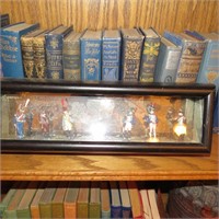 Shadow Box with Toy Lead Soldiers