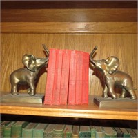 Majestic Elephant Bookends