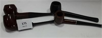 PIPES - DERBY MADE IN FRANCE X2 / ESSEX LONDON
