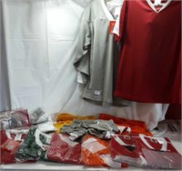 NEW SPORTS SHIRTS $ SHORTS - ASSORTED COLOURS AND