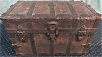 NICE LATE 1800'S HASKELL BROS TRUNK W/TRAY