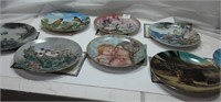 COLLECTOR PLATES - VARIOUS DESIGNS - QTY 8