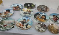 COLLECTOR PLATES - VARIOUS DESIGNS - QTY 11
