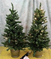 2-4FT APEN POTTED CHRISTMAS TREES