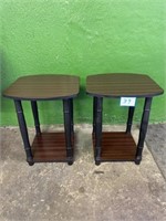 (2) EF Furniture Side Tables