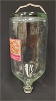 Vtg Large Medical IV Drip Glass Bottle 3000ml