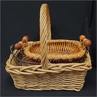 (3) Handled Basket Collection