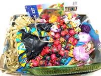 Box of Hawiian Party Items